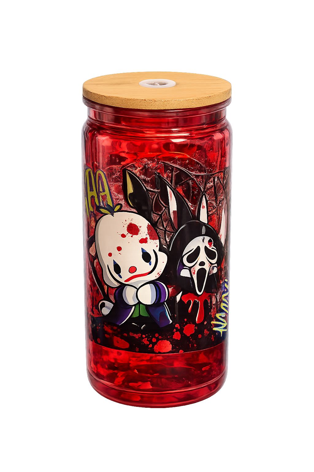 16 oz Blood Drip Acrylic Cup| Horror-Inspired Cup | Handmade Spooky Drinkware
