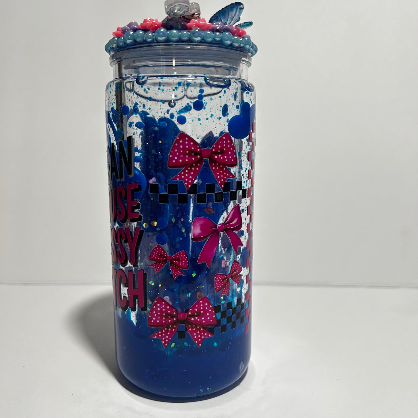 Clean House Messy B*tch Acrylic Lava Tumbler πβ¨
