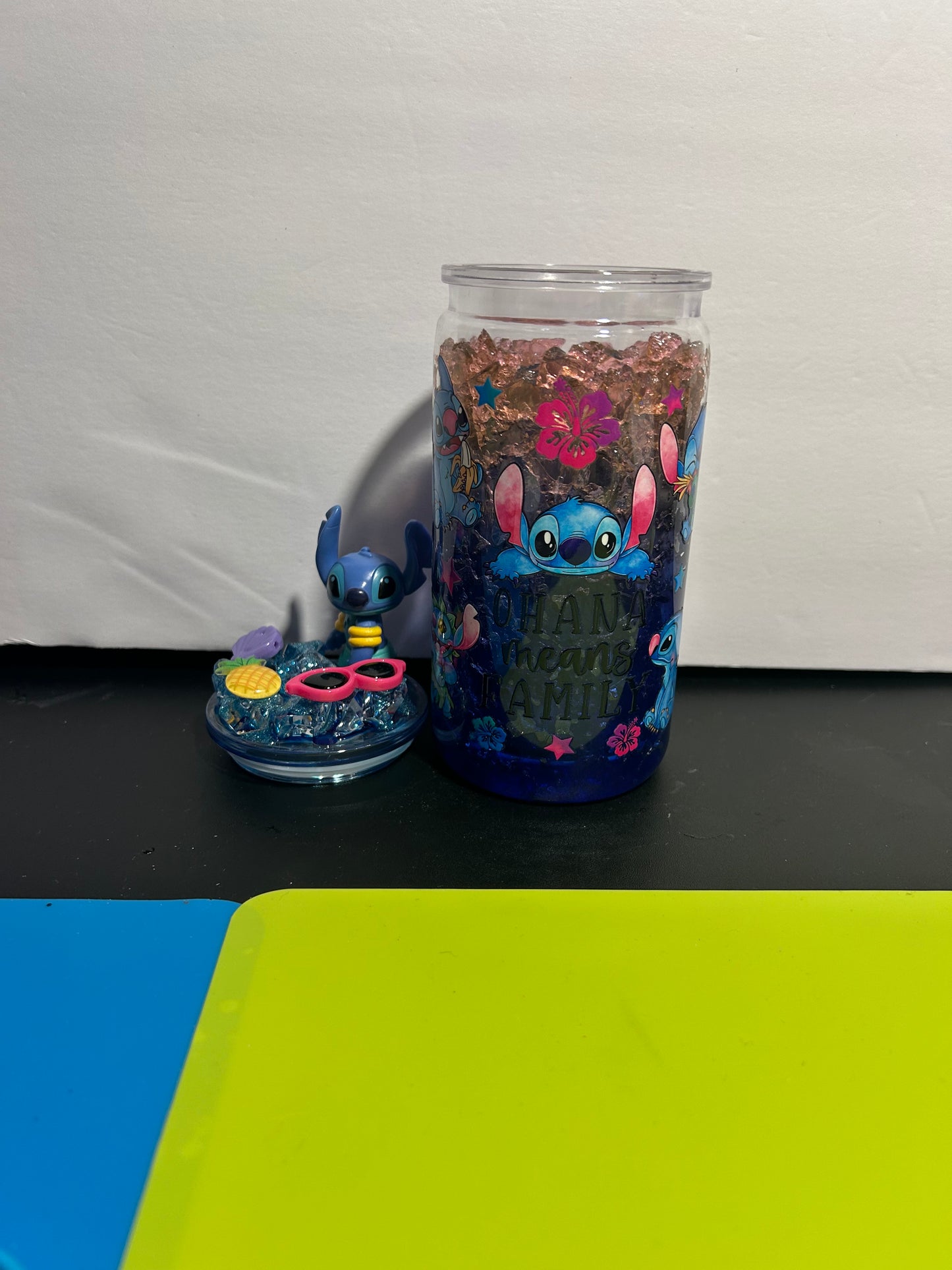Ohana Means Family Acrylic Can Cup π