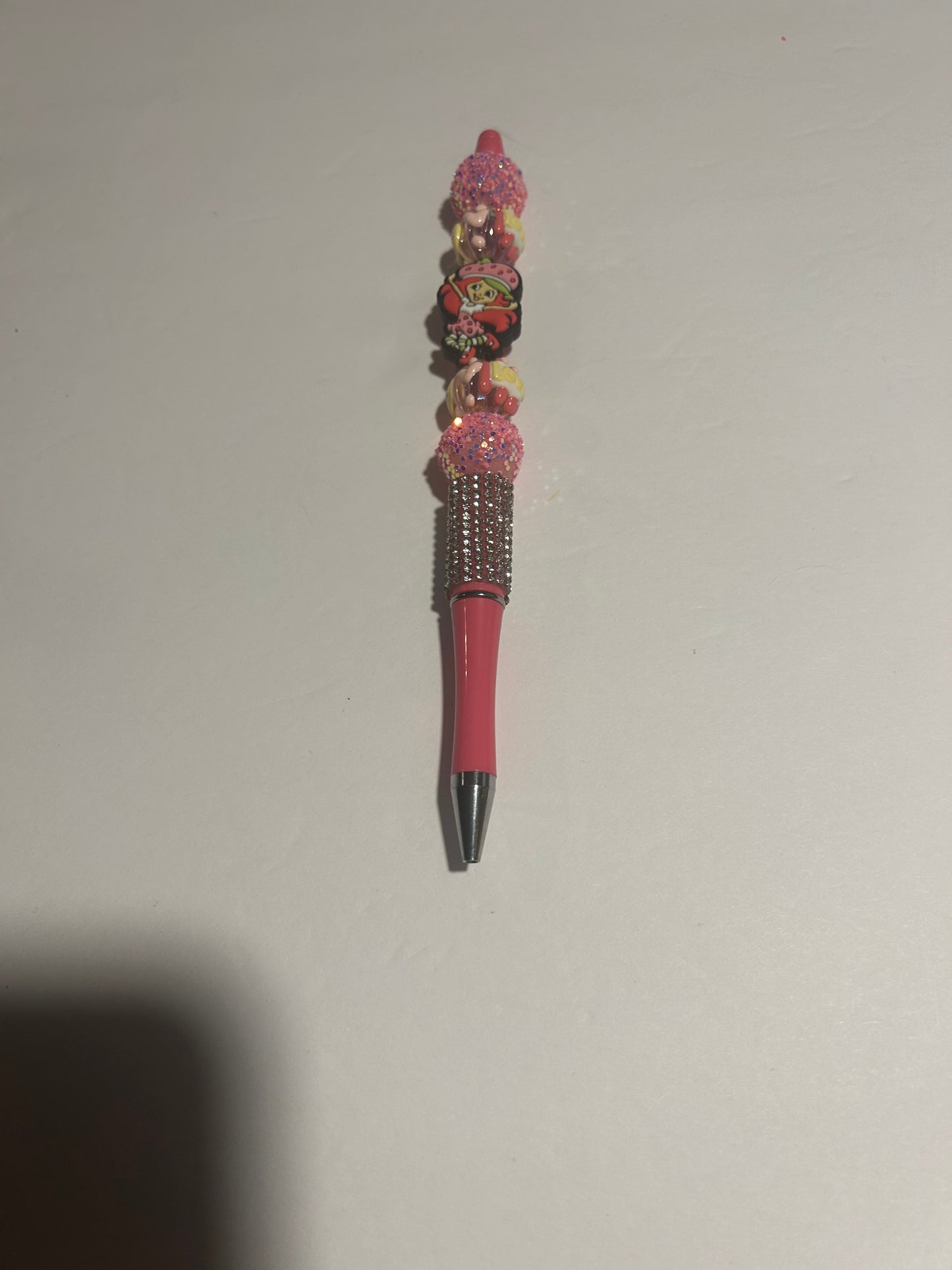 π Sweet Strawberry Love Beaded Pen π