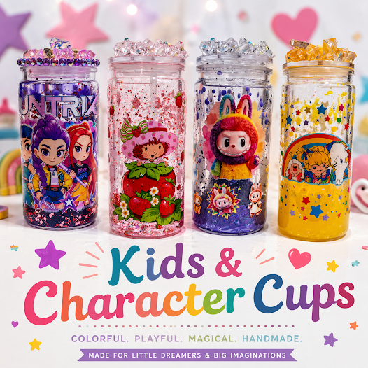 🌈 Kids & Character Cups