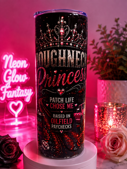 20 oz Patch Life Princess Sublimation Tumbler | Oilfield Inspired Stainless Steel Cup