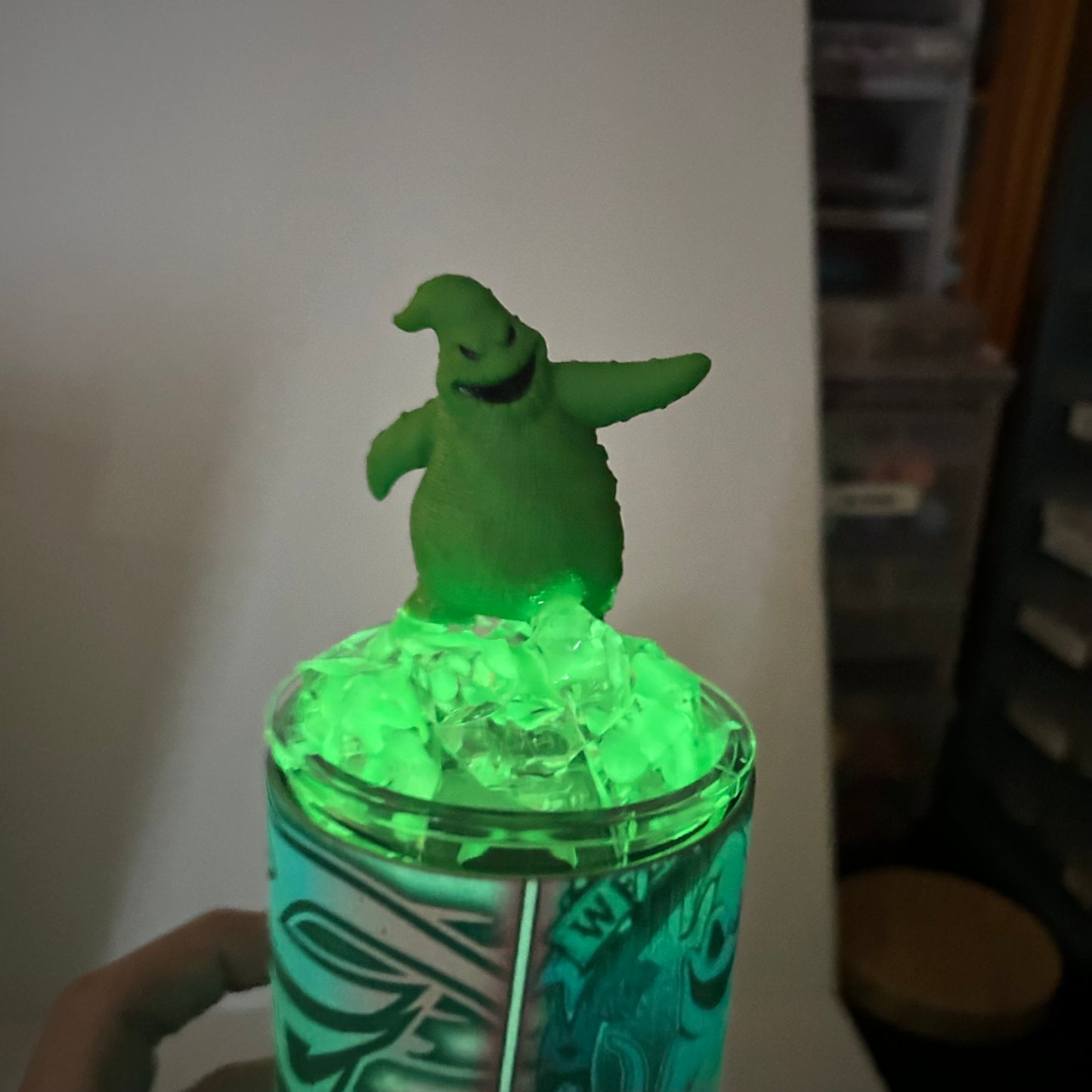 20 oz Glow Sack Monster Stainless Steel Tumbler | Glow-in-the-Dark Halloween Tumbler