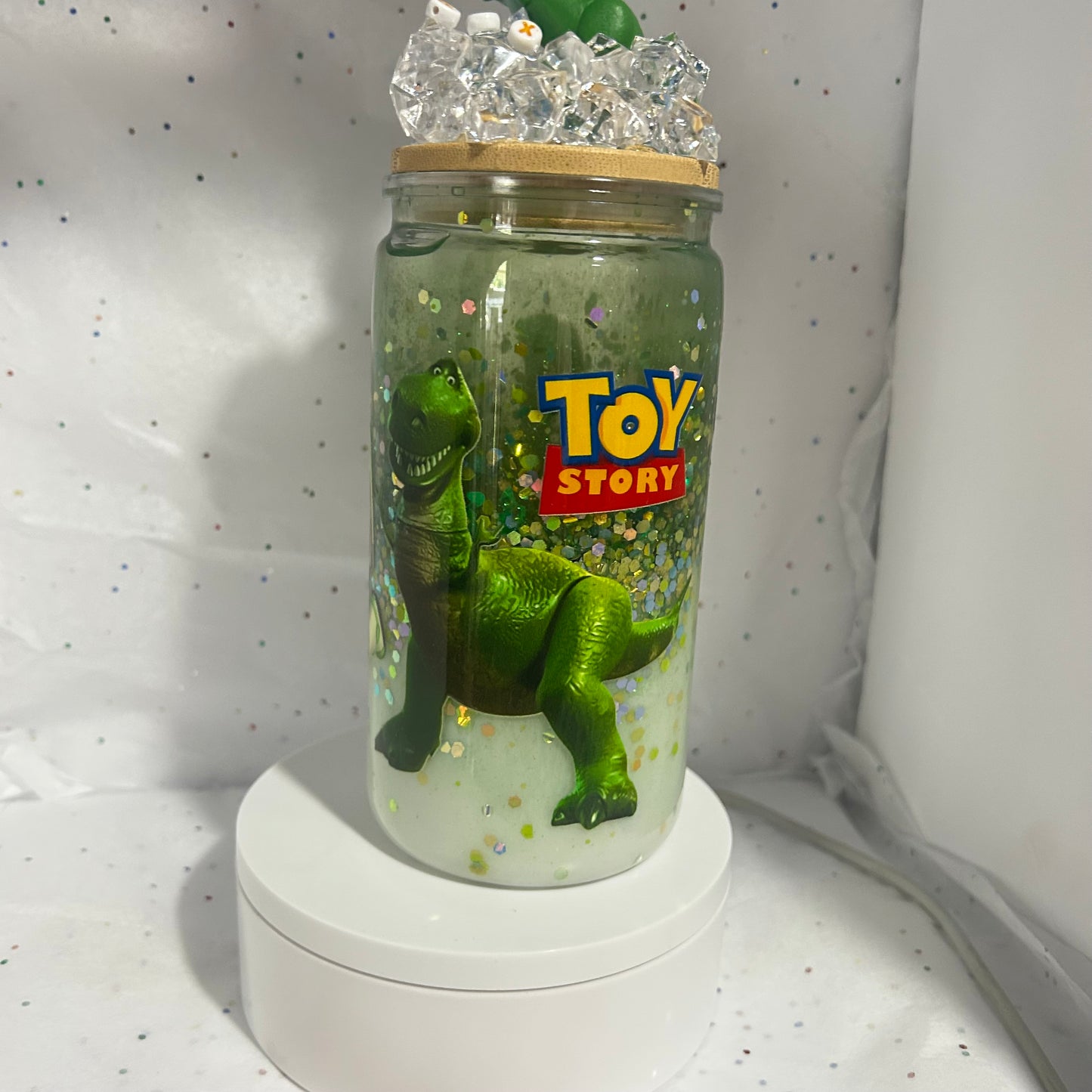 🦖 Dinosaur Adventure Snowglobe Glass ✨
