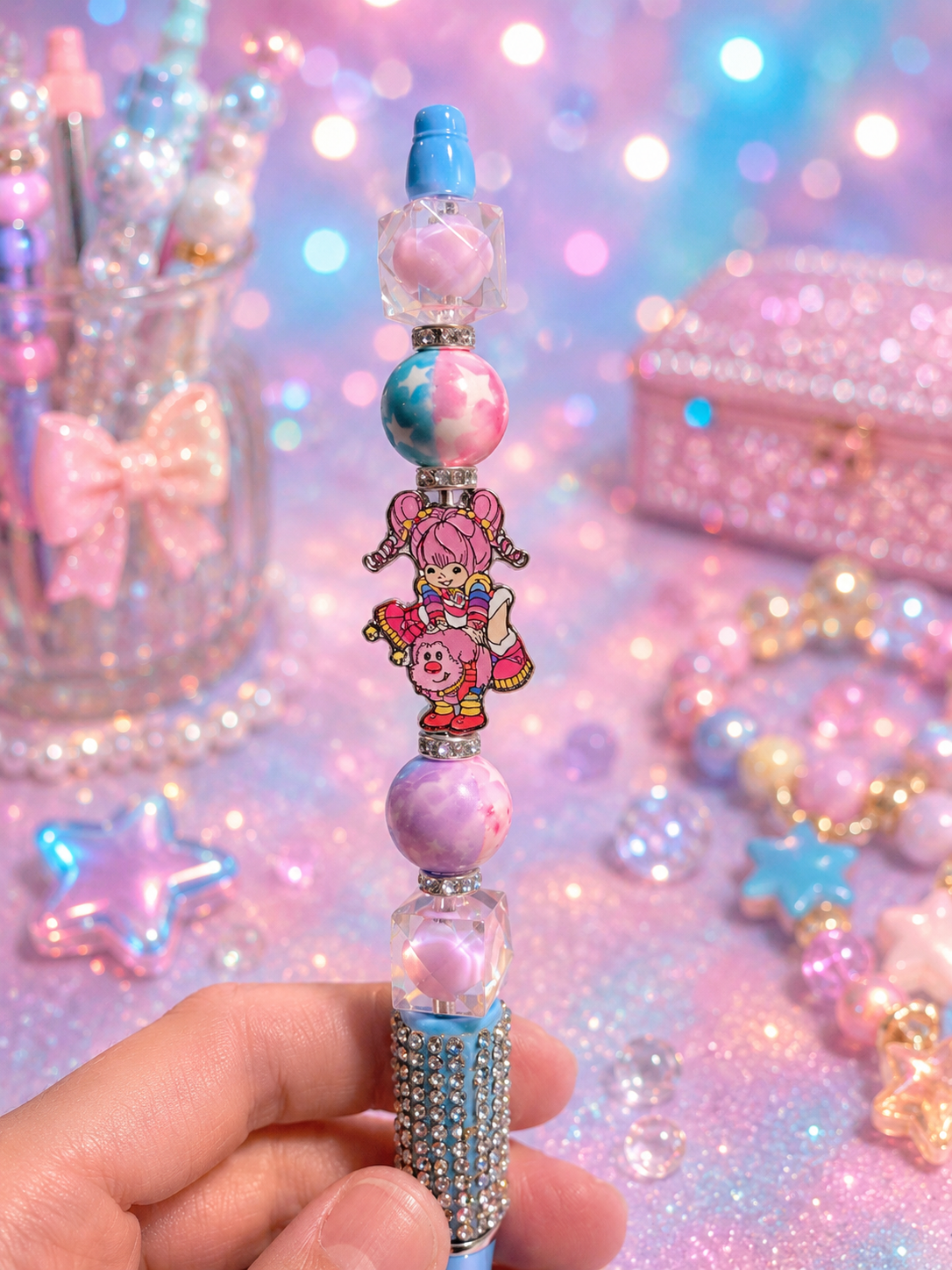 🌈 Pastel Dream Girl Beaded Pen 🌈
