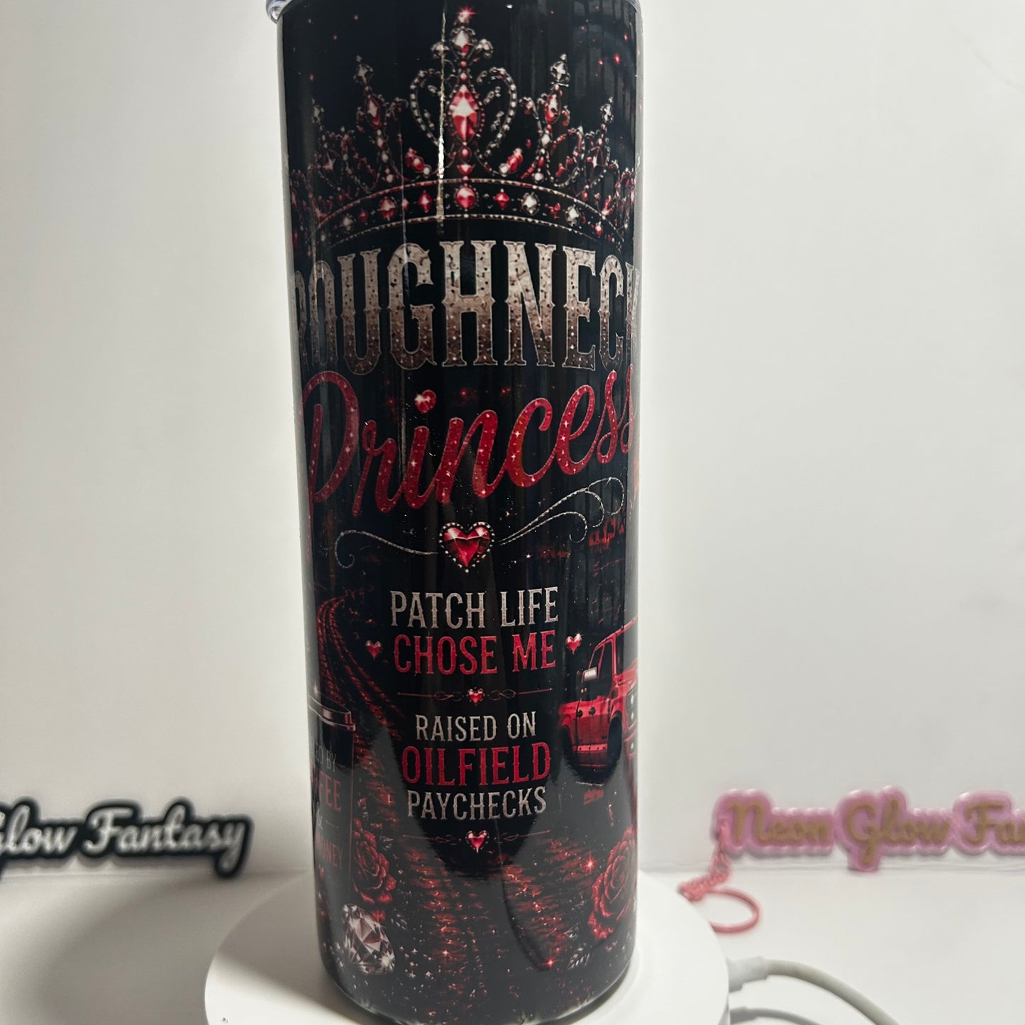 20 oz Patch Life Princess Sublimation Tumbler | Oilfield Inspired Stainless Steel Cup