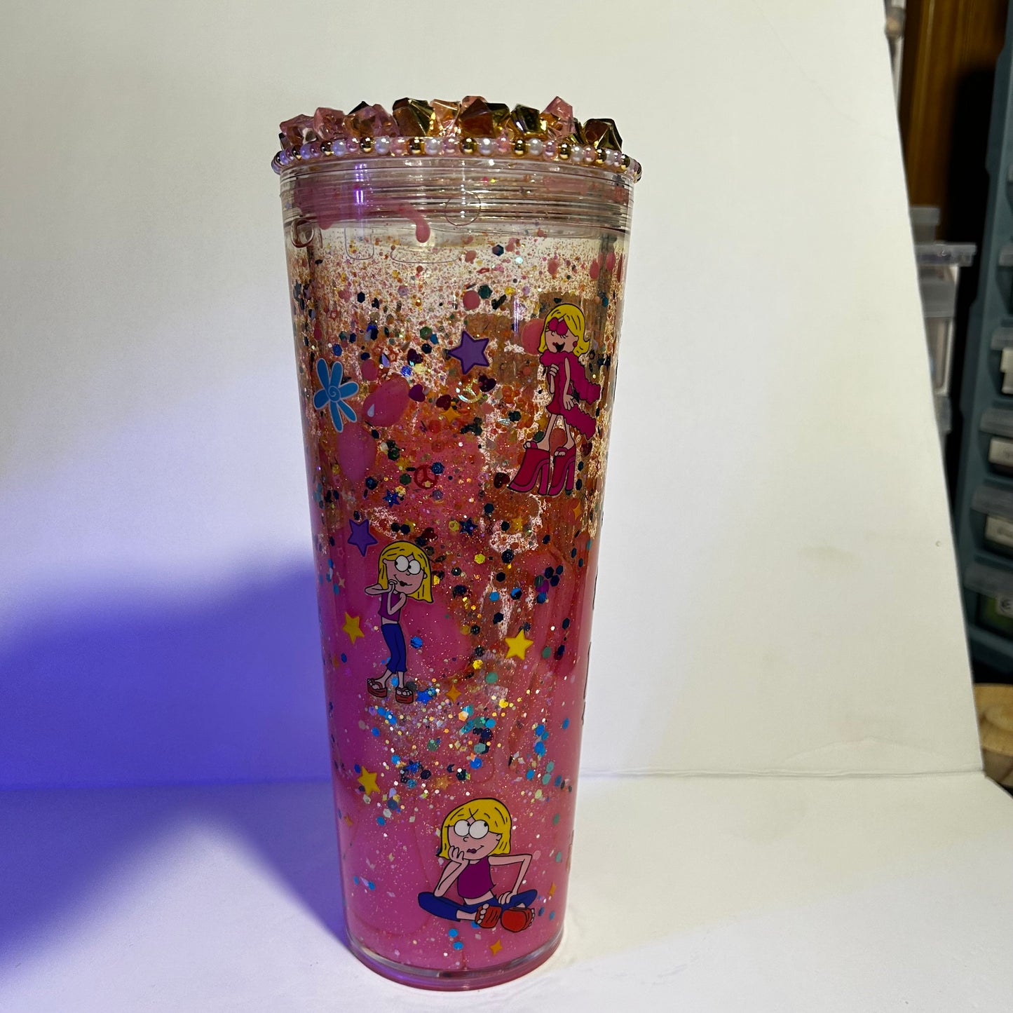 “Dreams Are Made Of This” Lizzie McGuire Retro Acrylic Tumbler ✨🌼🪩
