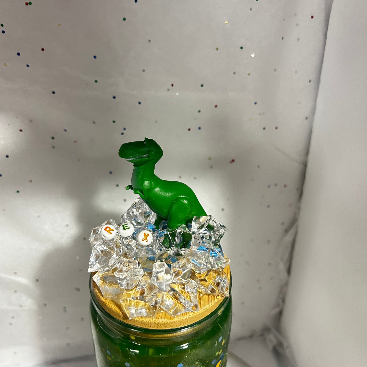 🦖 Dinosaur Adventure Snowglobe Glass ✨
