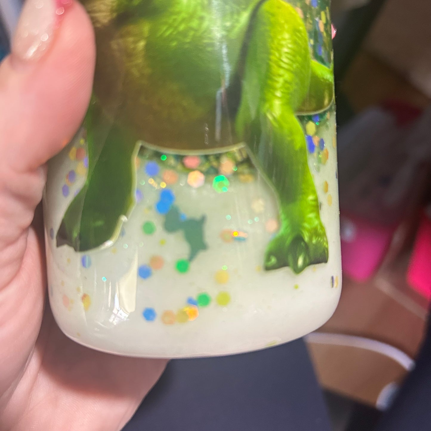 🦖 Dinosaur Adventure Snowglobe Glass ✨