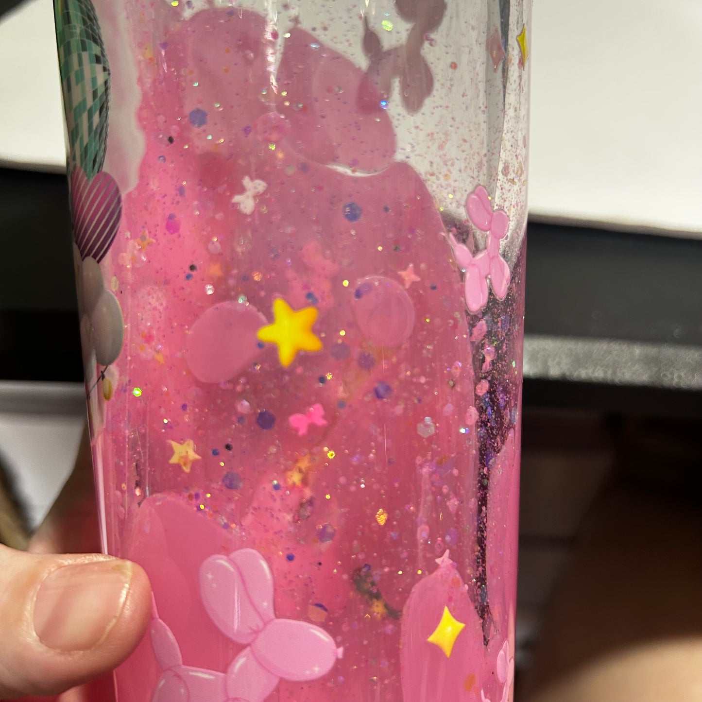 Pink Alani Energy Lava Acrylic Tumbler 💖⚡✨