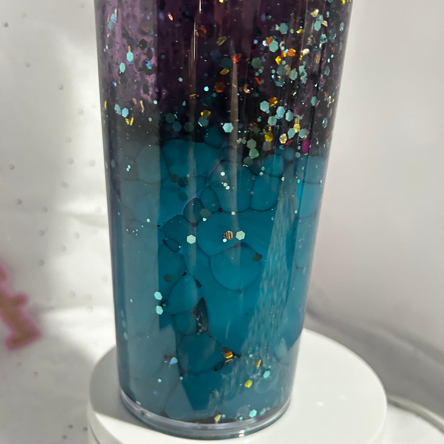 Some Moms Cuss Too Much | Glow Lid Snow Globe Tumbler | 24 oz Acrylic Cup