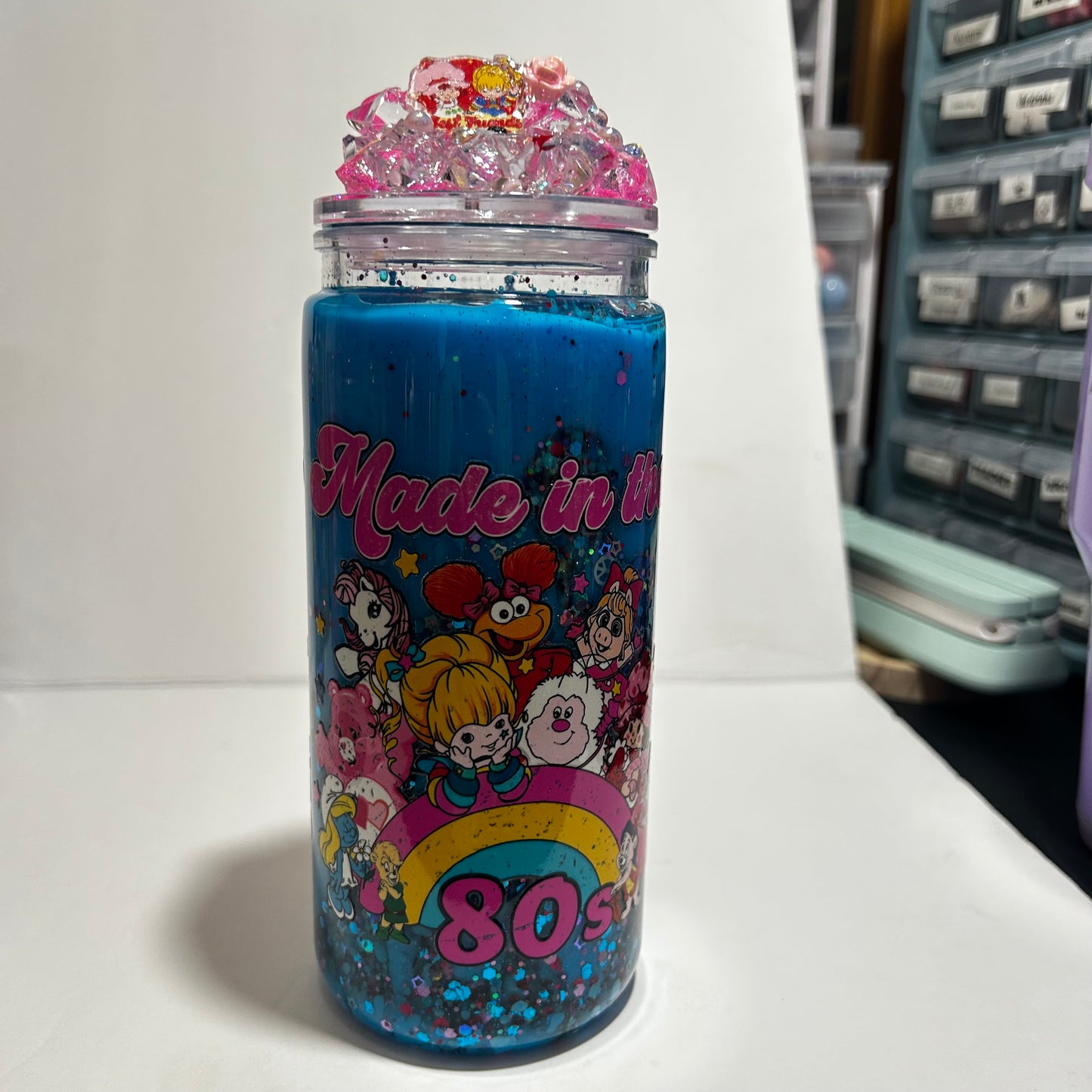 Made in the 80’s Retro Dual Lava Cup 🌈✨🪩