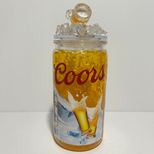Coors Inspired  Acrylic Can Cup | Beer Lover Gift | Faux Ice Topper | Handmade Tumbler