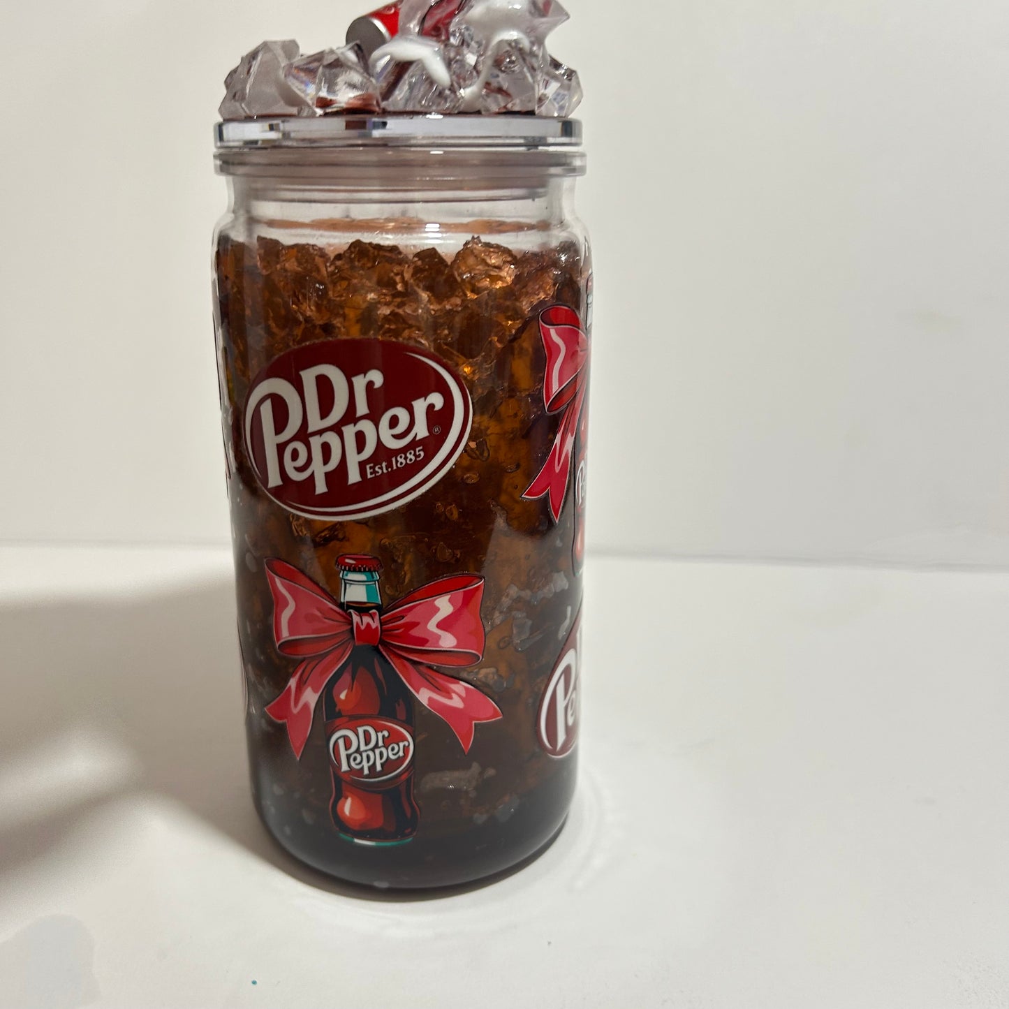 Dr Pepper Lover Acrylic Faux Ice Tumbler ❤️✨