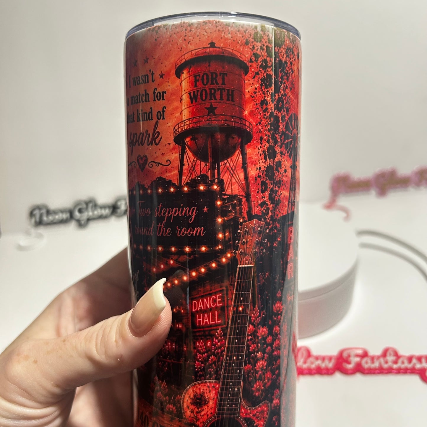She’s From Texas 20 oz Stainless Steel Tumbler | Western Country Insulated Cup | Texas Gift