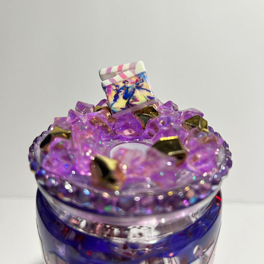 ✨ Huntrix 16 oz Glitter Lava Tumbler